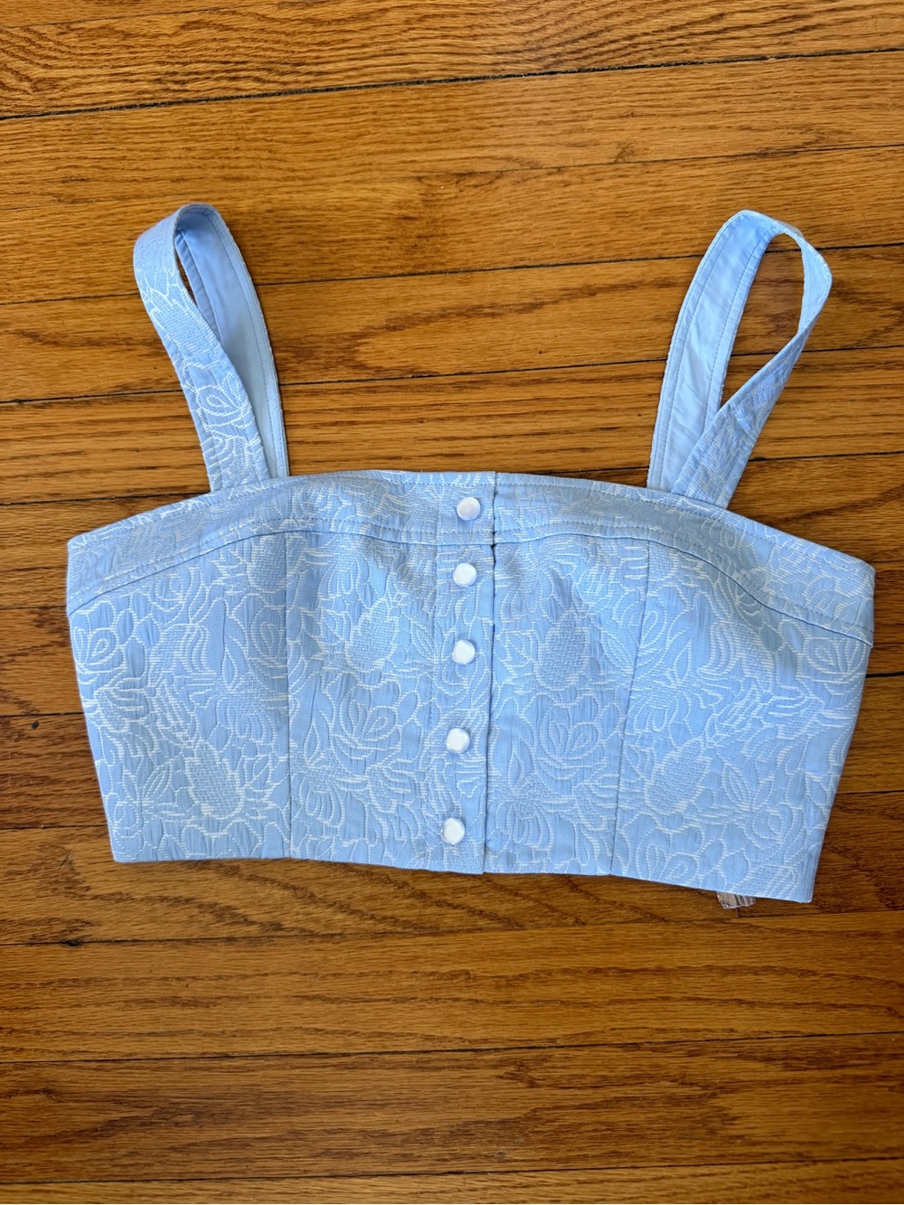 Amanda Uprichard Spade Top Powder Blue